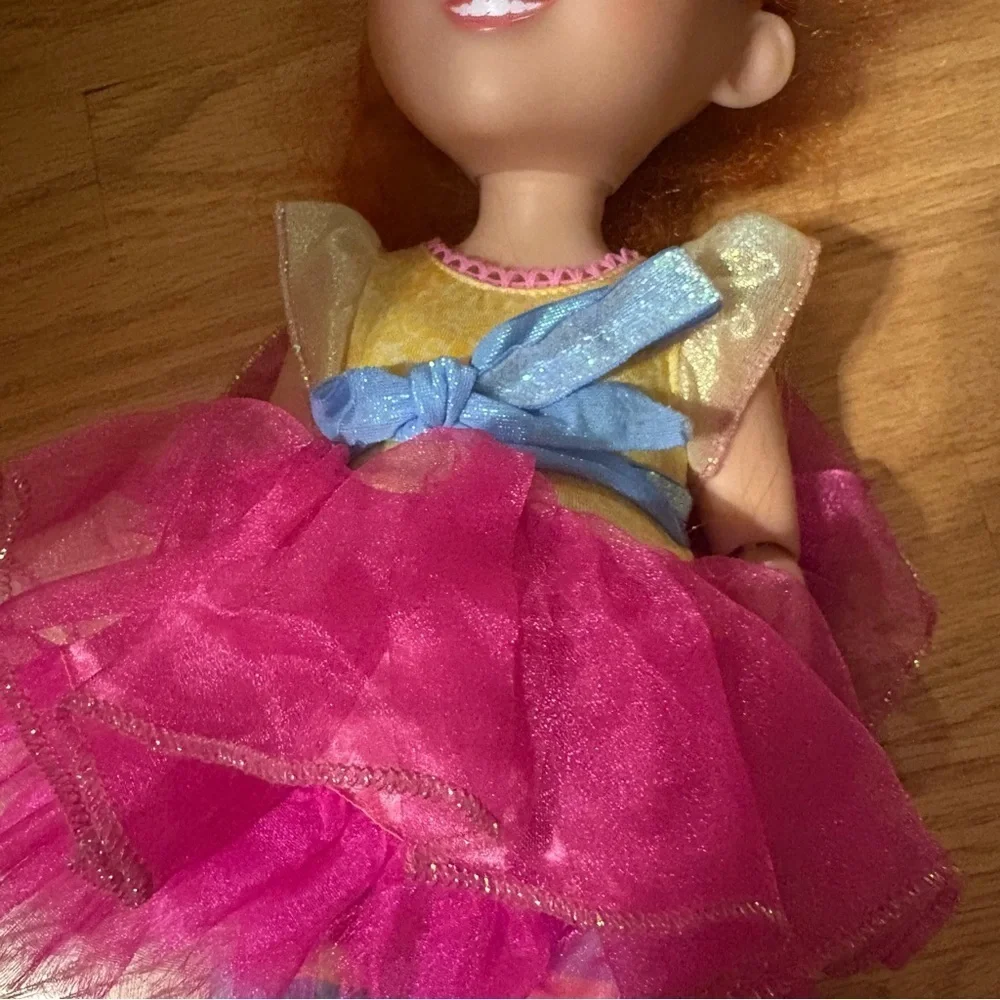 Disney Fancy Nancy Doll Vintage Pink Striped Blue Kids Toy